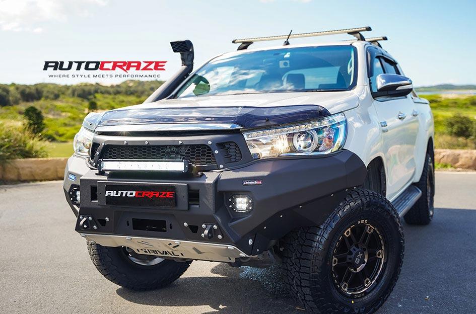 TOYOTA HILUX N80 4WD SPY XD 2 SATIN BLACK DARK TINT 